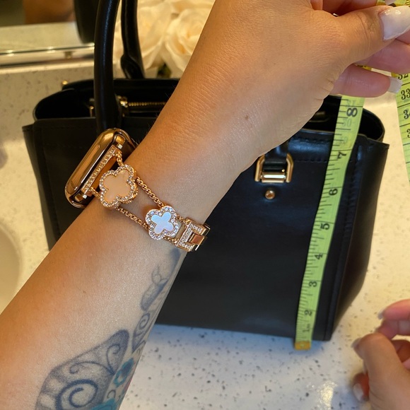 Michael Kors Black Satchel with Gold Accents - Picture 11 of 12